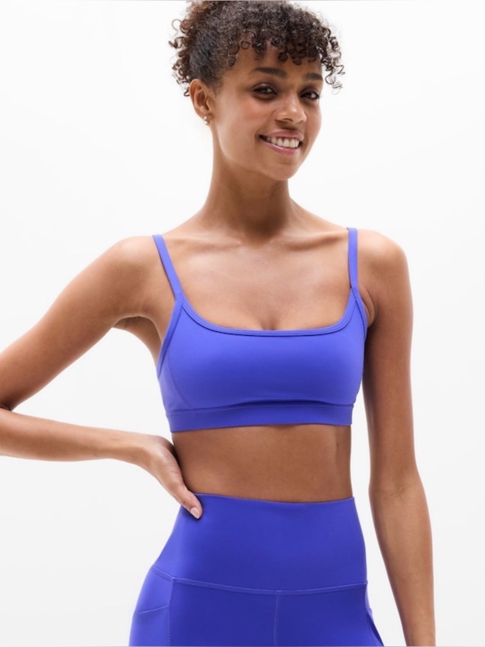 NWT Athleta Square Neck Borealis Bra Size XS best for A-C Cups
